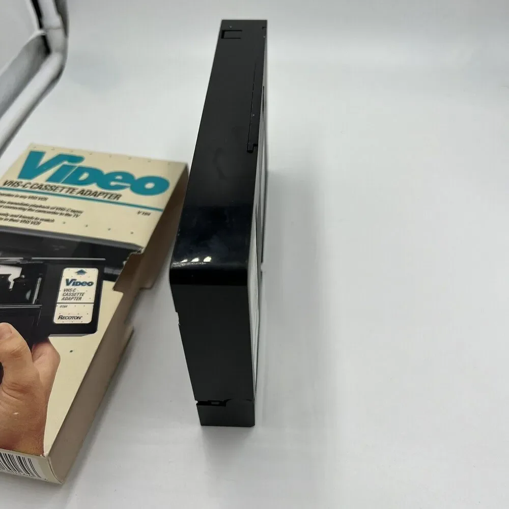 RECOTON VHS-C CASSETTE ADAPTER ~ PLAY VHS-C ON VHS STANDARD VCR